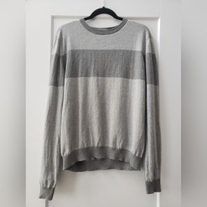 Robert Barakett - Men's Cashmere Canterbury Sweater - Pearl Grey